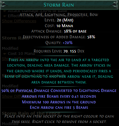 PoE Storm Rain Build 3.25