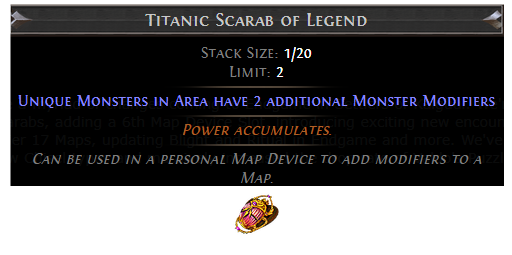 Titanic Scarab of Legend