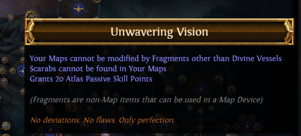 PoE Unwavering Vision