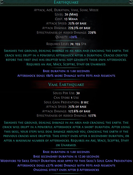 Path of Exile: Mastering the Vaal Earthquake Build for Patch 3.25