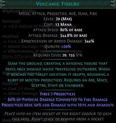 PoE Volcanic Fissure Build 3.25