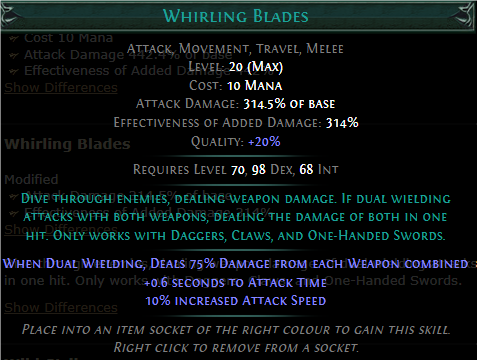 PoE Whirling Blades Build 3.25