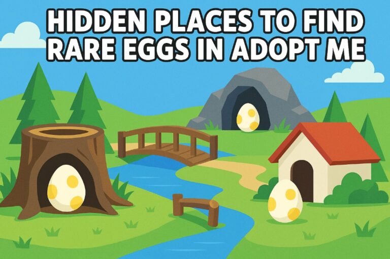 10 Hidden Places to Find Rare Eggs in Adopt Me