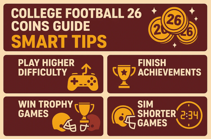 College Football 26 Coins Guide: 12 Smart Tips